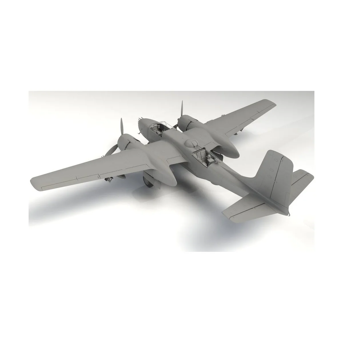 B-26B-50 Invader, Korean War American Bomber, 1/48 - ICM 48281