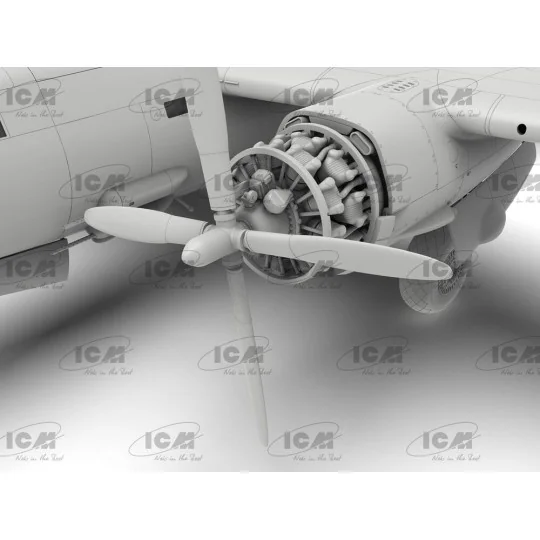 B-26B Marauder, WWII American Bomber (100% new molds), 1/48 - ICM 4...