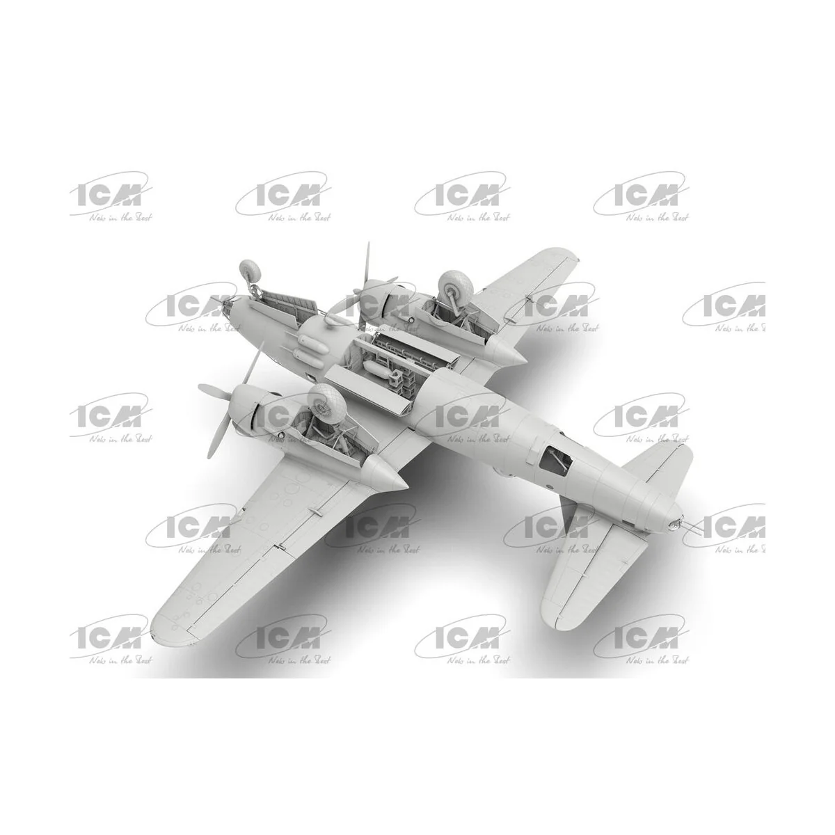 B-26B Marauder, WWII American Bomber (100% new molds), 1/48 - ICM 4...