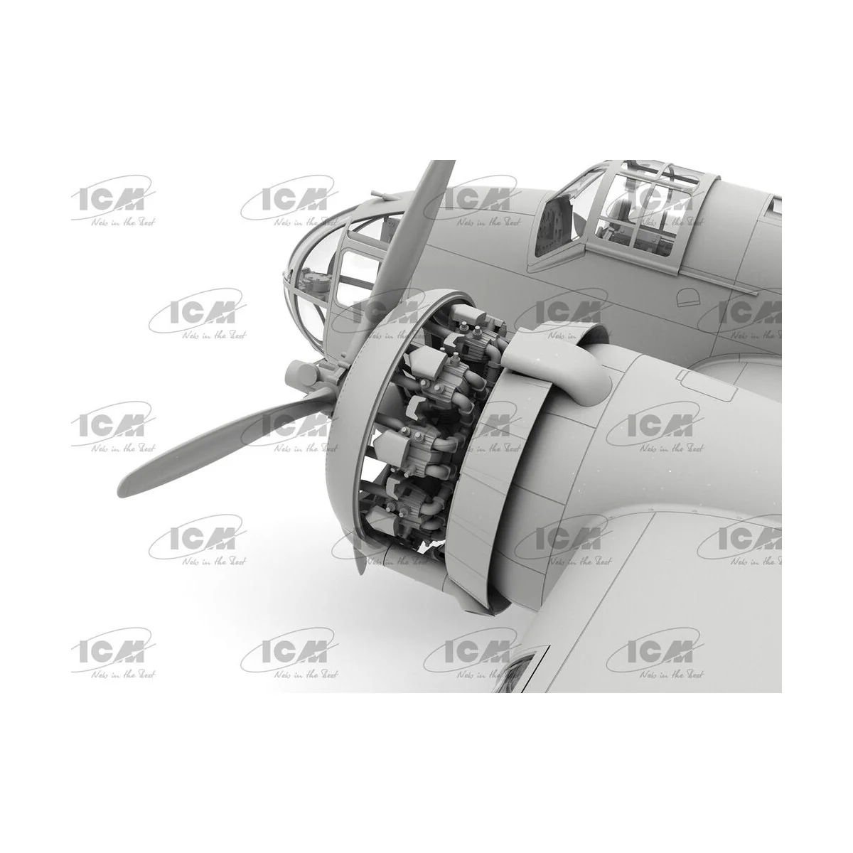 HP.52 Hampden B.Mk.I WWII British bomber (100% new molds), 1/48 - I...