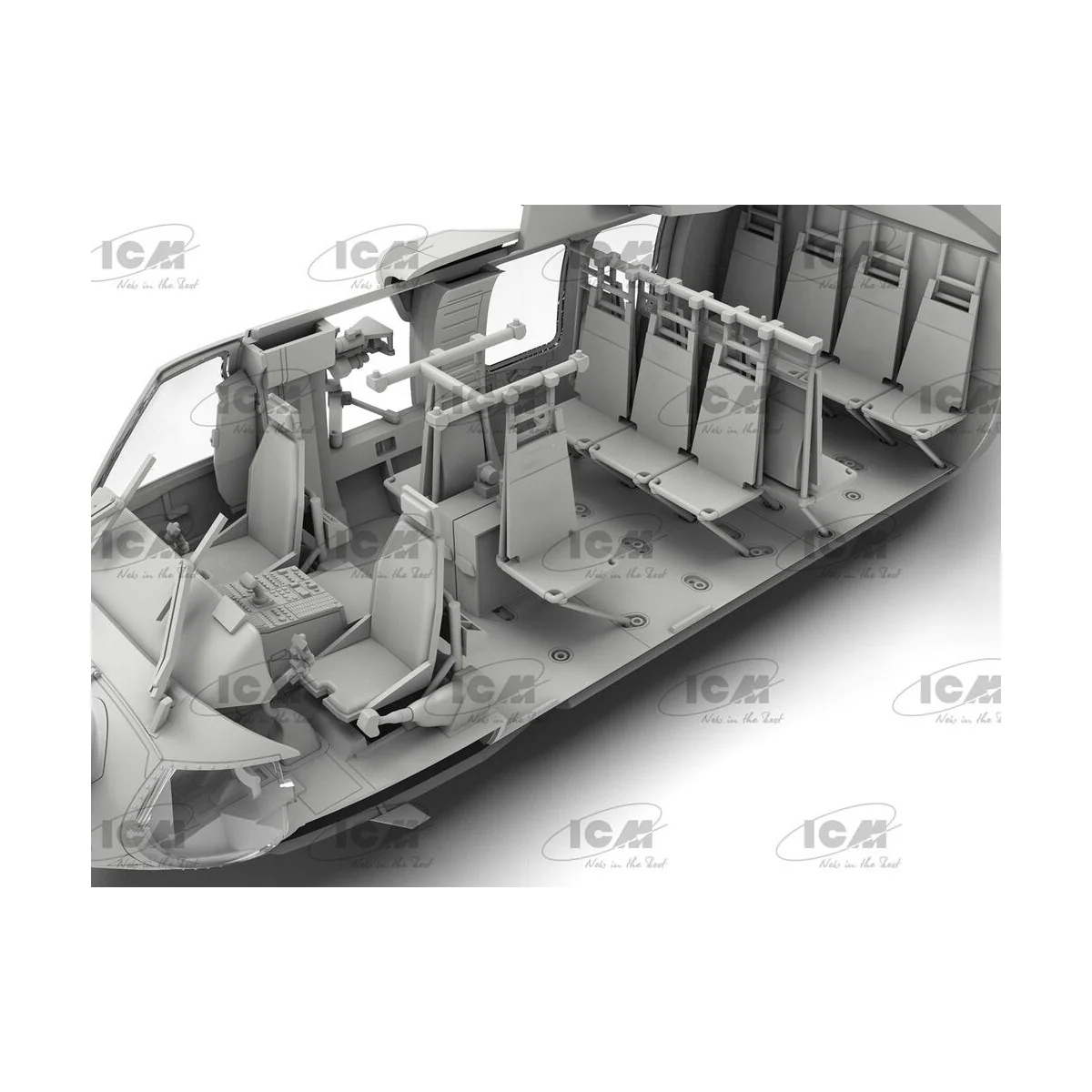 MH-60L Black Hawk, US Special Forces Helicopter (100% new molds), 1...