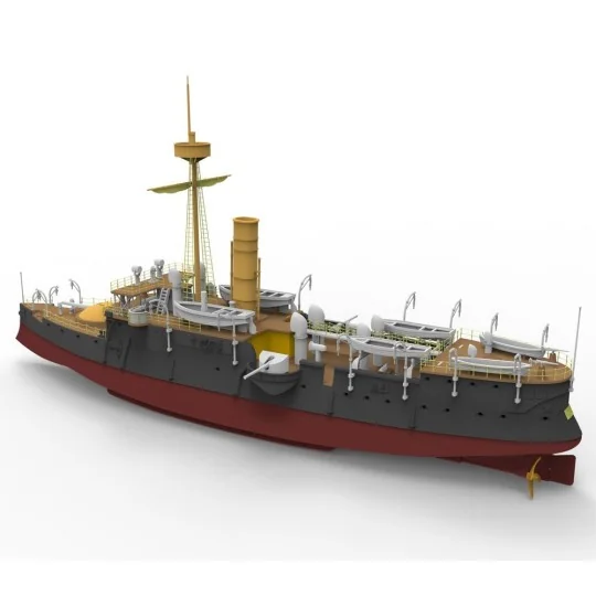 Imperial Chinese Navy Peiyang Squadron Ping Yuen, 1/144 - Bronco Mo...