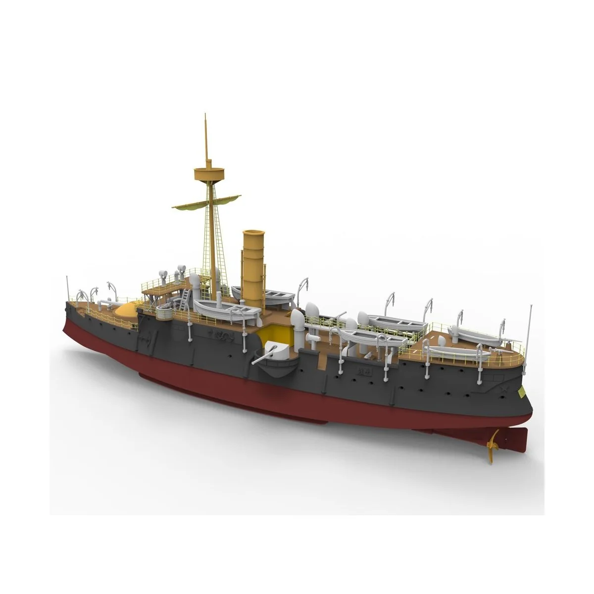 Imperial Chinese Navy Peiyang Squadron Ping Yuen, 1/144 - Bronco Mo...