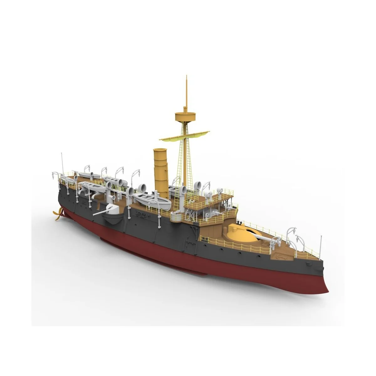 Imperial Chinese Navy Peiyang Squadron Ping Yuen, 1/144 - Bronco Mo...