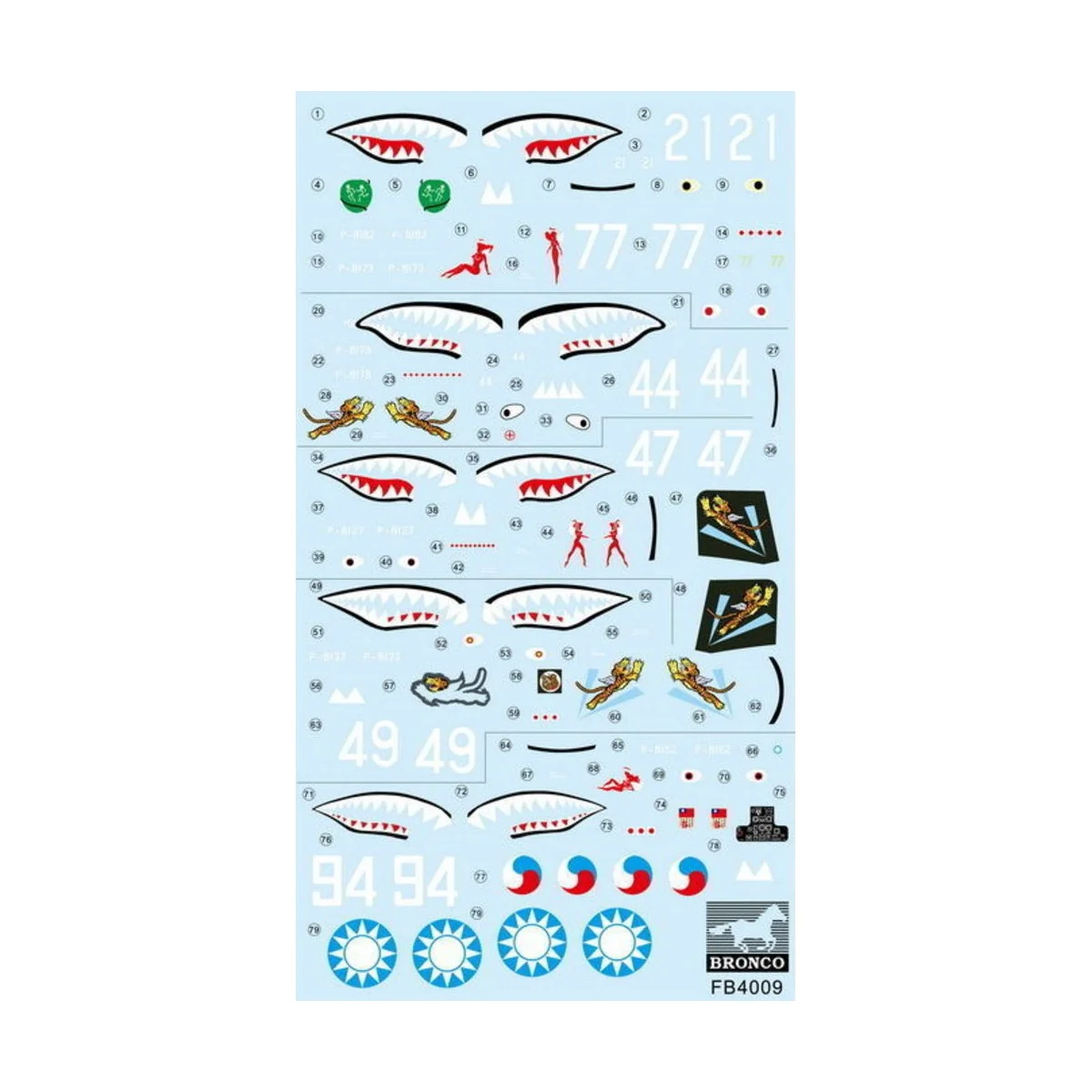 Curtiss Hawk 81-A2'AVG'(Special Edition, 1/48 - Bronco Models FB4009