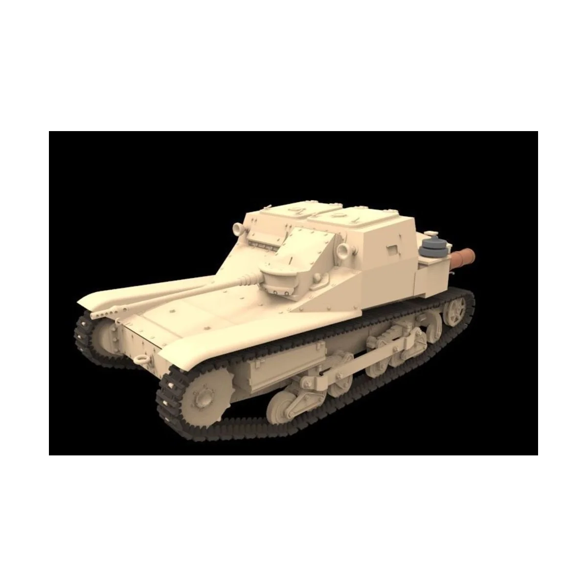 Carro Armato L35/c(C.V.33/II Serie)Fitte with the Swiss"Solothurn"S...