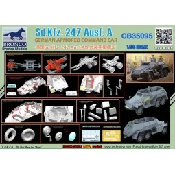 Sd.Kfz.247 Ausf.A.German Armored Command Car, 1/35 - Bronco Models ... 2