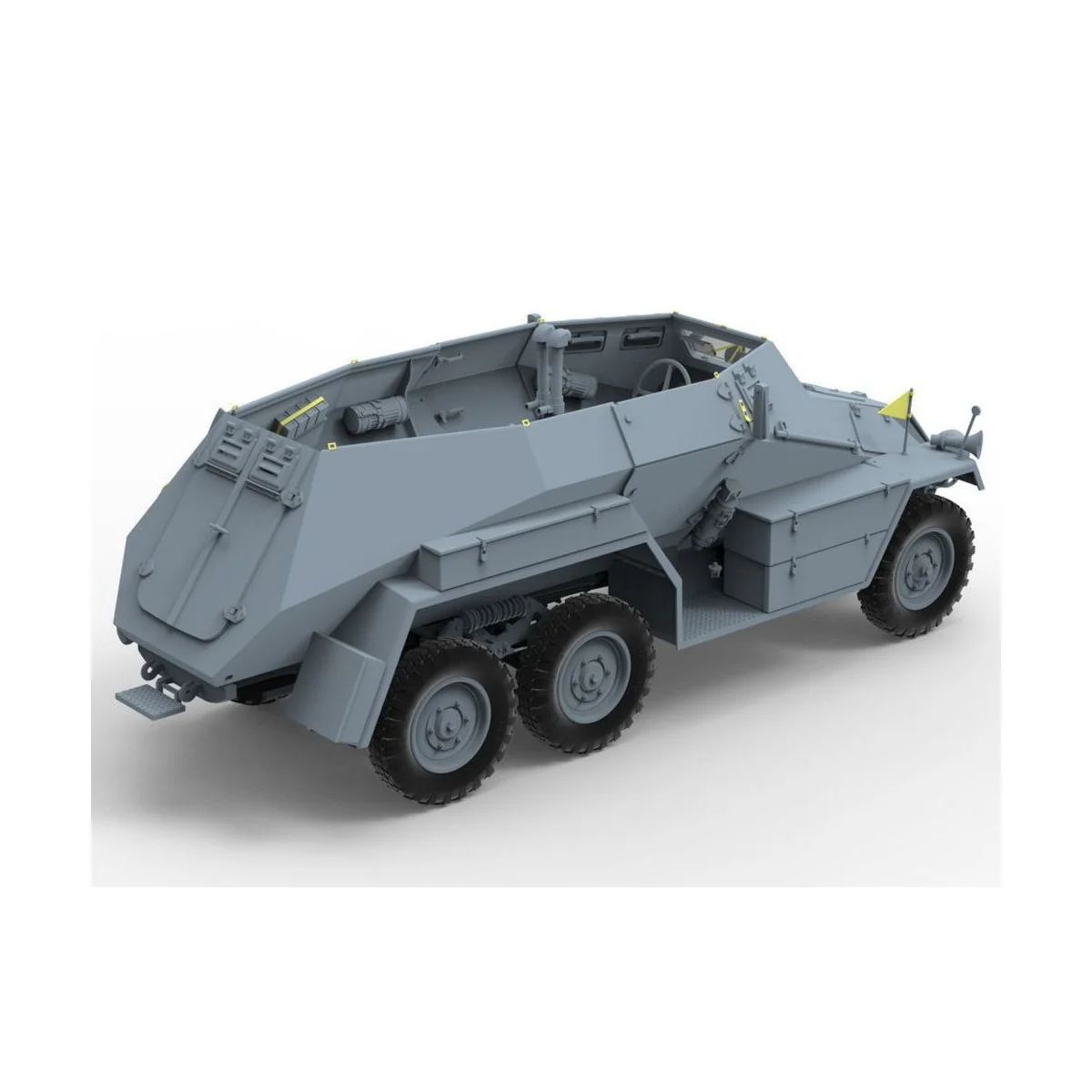 Sd.Kfz.247 Ausf.A.German Armored Command Car, 1/35 - Bronco Models ...