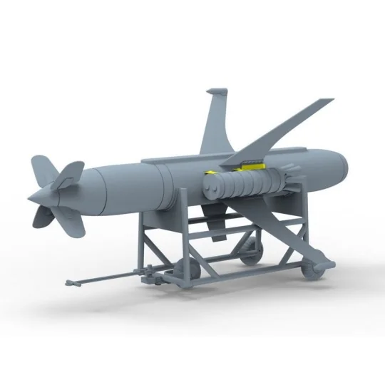 Rheintochter German R-3p Surface-to-Air Missile, 1/35 - Bronco Mode...