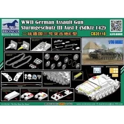 WWII German Assault Gun Sturmgeschütz III Ausf E (SdKfz 142), 1/35 ... 2