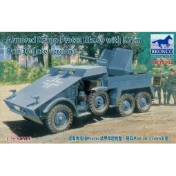 Armored Krupp Protze Kfz.69 with 3.7cm Pak 36 (late version), 1/35 ...