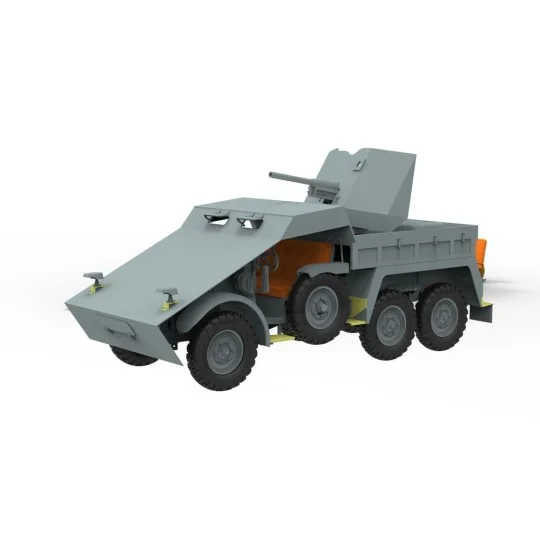 Armored Krupp Protze Kfz.69 with 3.7cm Pak 36 (late version), 1/35 ...