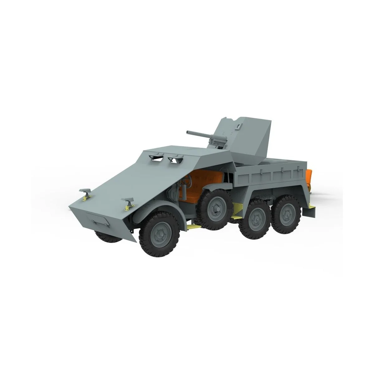 Armored Krupp Protze Kfz.69 with 3.7cm Pak 36 (late version), 1/35 ...