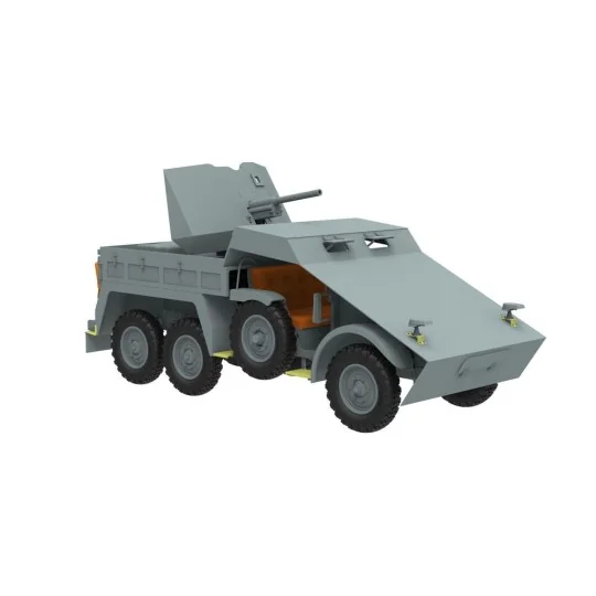 Armored Krupp Protze Kfz.69 with 3.7cm Pak 36 (late version), 1/35 ...