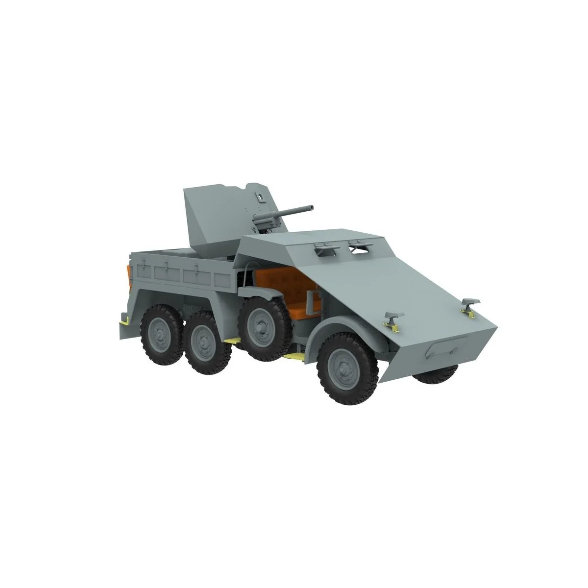 Armored Krupp Protze Kfz.69 with 3.7cm Pak 36 (late version), 1/35 ...