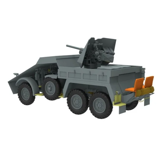 Armored Krupp Protze Kfz.69 with 3.7cm Pak 36 (late version), 1/35 ...