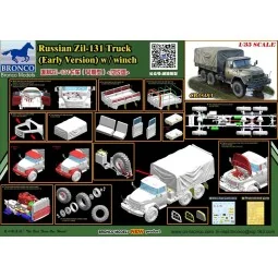 Russian Zil-131 Truck (Early Version) w/winch, 1/35 - Bronco Models... 2