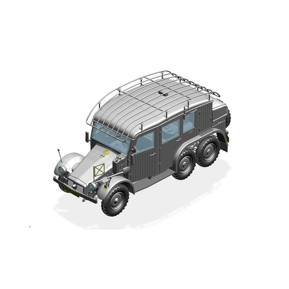 German Krupp Protze Kfz.19 Radio command Car, 1/35 - Bronco Models ...
