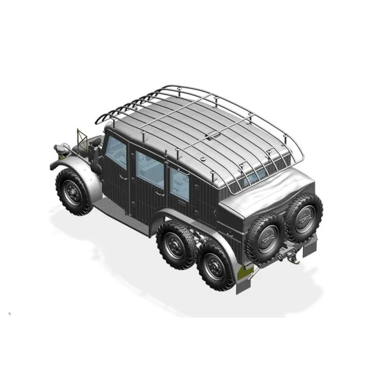 German Krupp Protze Kfz.19 Radio command Car, 1/35 - Bronco Models ...