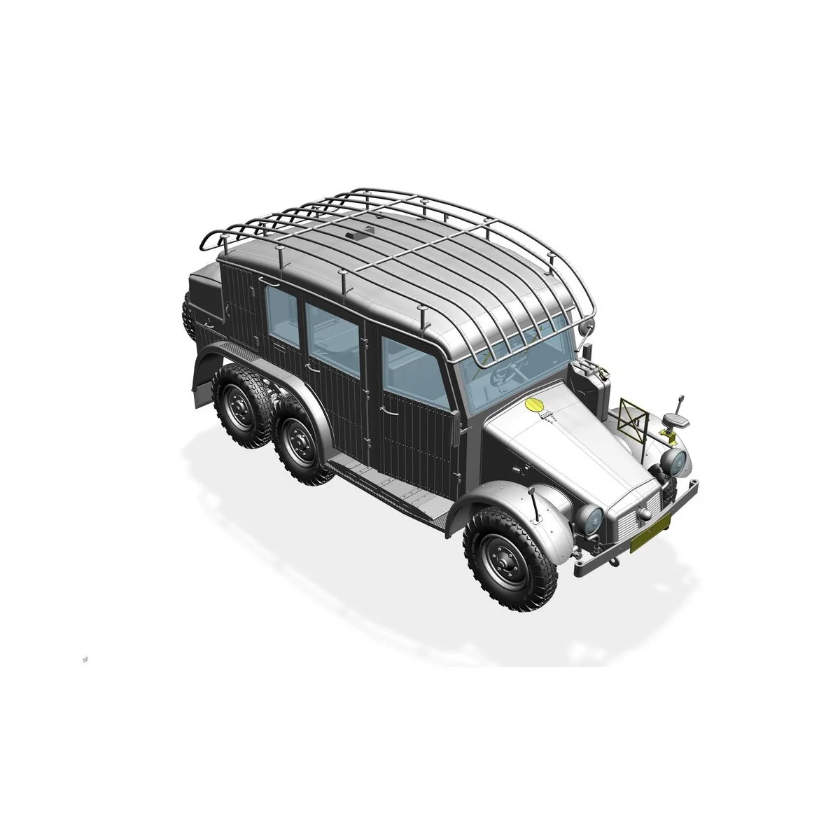 German Krupp Protze Kfz.19 Radio command Car, 1/35 - Bronco Models ...