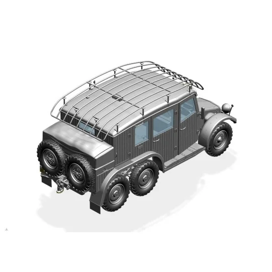 German Krupp Protze Kfz.19 Radio command Car, 1/35 - Bronco Models ...