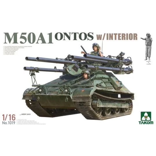 M50A1 ONTOS w/INTERIOR, 1/16 - Takom TAK1019