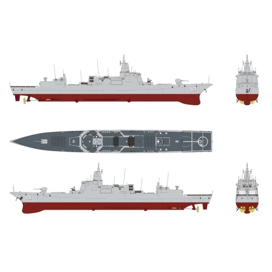 Chinese Navy Type 055 DDG Large Destroyer, 1/350 - Bronco Models NB...