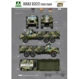 Ukraine KrAz-6322 Heavy Truck (late type), 1/35 - Takom TAK2022 2