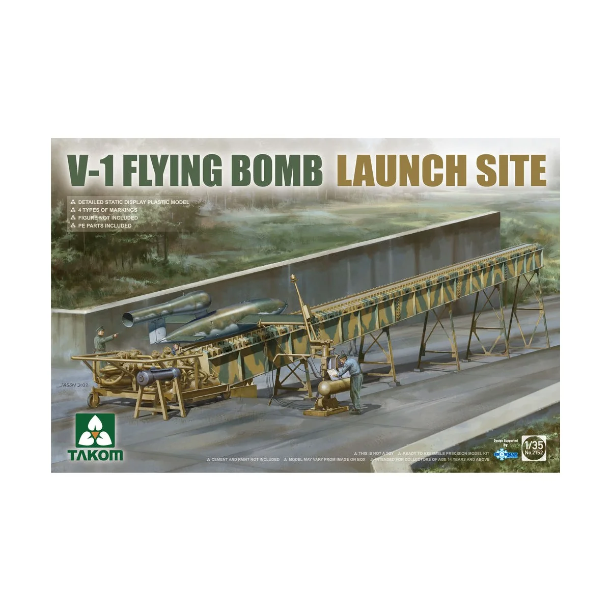 V-1 FLYING BOMB LAUNCH SITE, 1/35 - Takom TAK2152