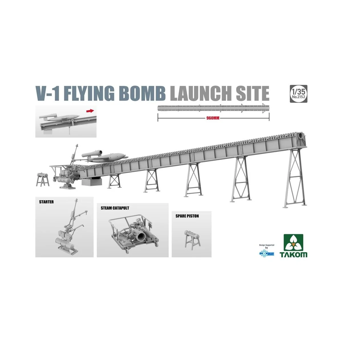 V-1 FLYING BOMB LAUNCH SITE, 1/35 - Takom TAK2152