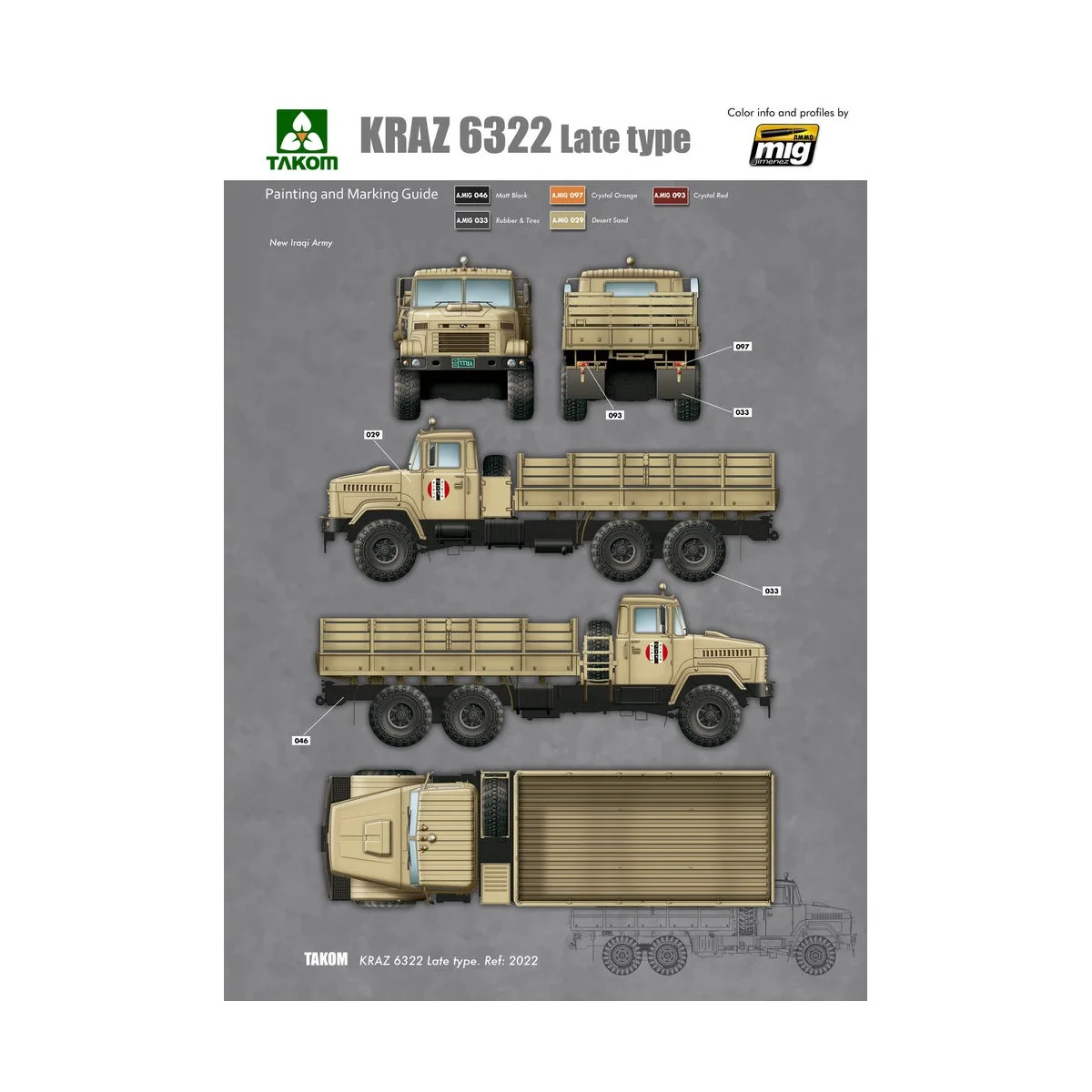 Ukraine KrAz-6322 Heavy Truck (late type), 1/35 - Takom TAK2022