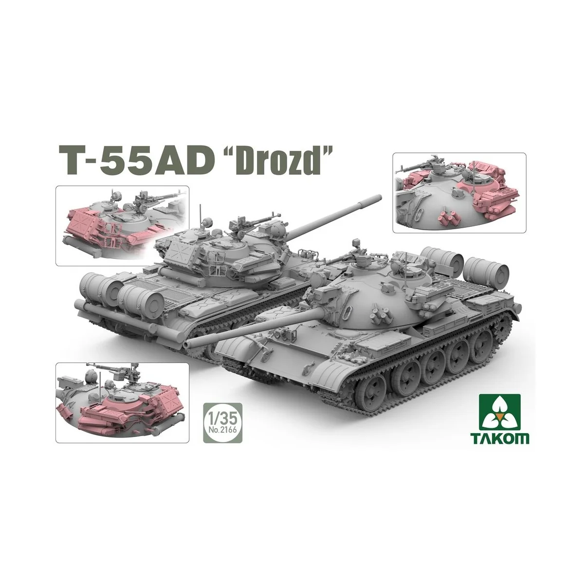 T-55AD "Drozd, 1/35 - Takom TAK2166