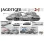 JAGDTIGER (2in1) 128MM Pak L66, 88MM Pak L71, 1/35 - Takom TAK8008