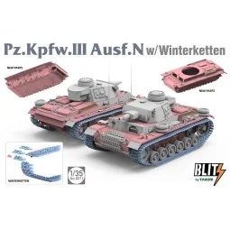 Pz.Kpfw.III Ausf.N w/WINTERKETTEN, 1/35 - Takom TAK8011 2