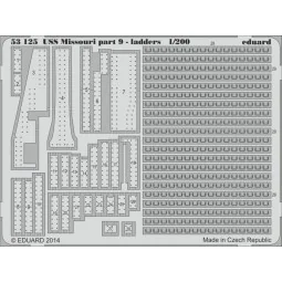 USS Missouri part 9-ladders f. Trumpeter, 1/200 - Eduard Accessorie...