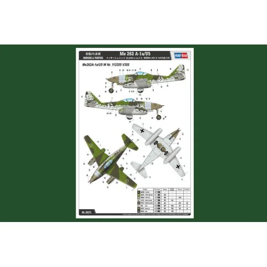 Me 262 A-1a/U5, 1/48 - Hobby Boss 80373