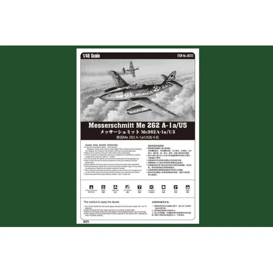 Me 262 A-1a/U5, 1/48 - Hobby Boss 80373