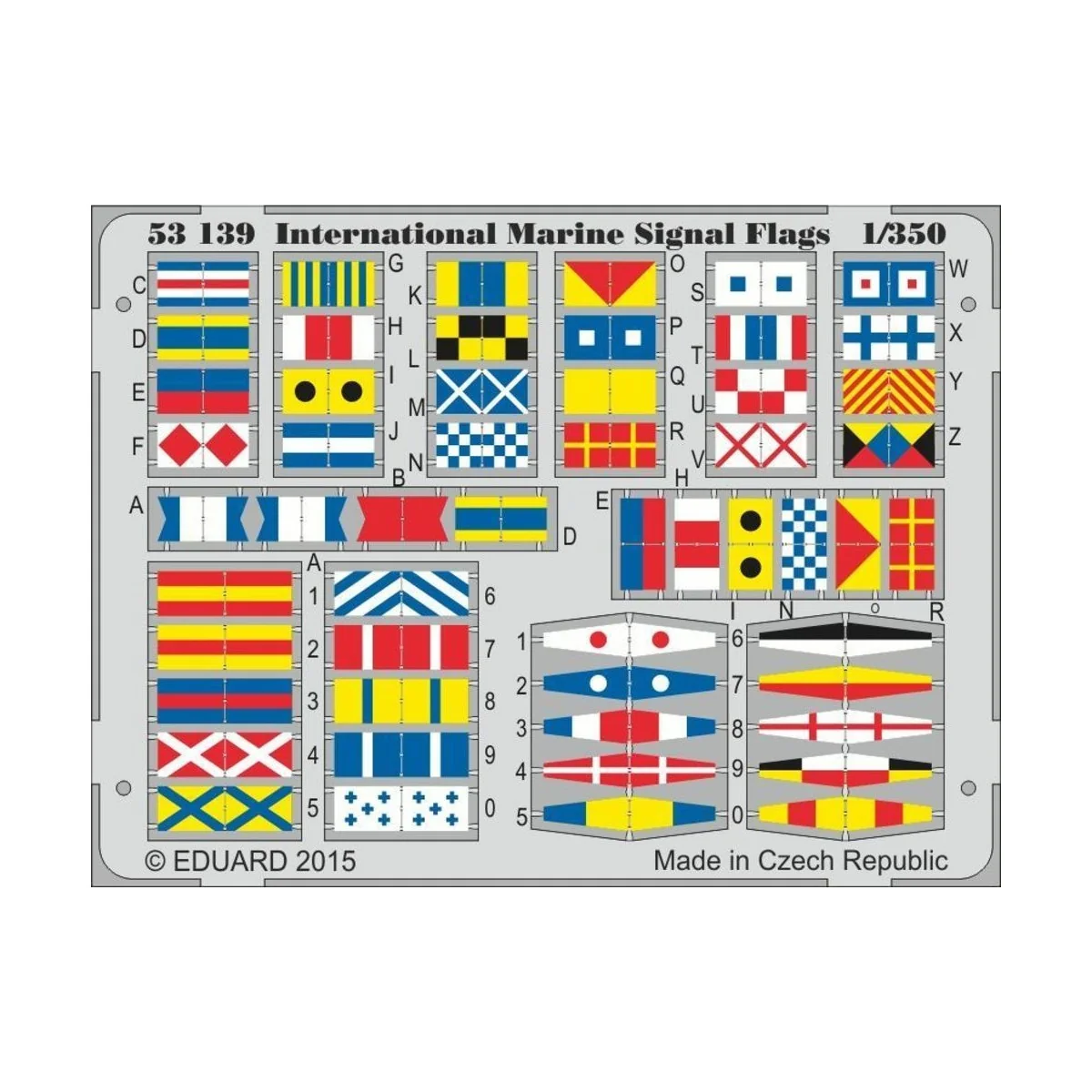 International Marine Signal Flags - Eduard Accessories 53139