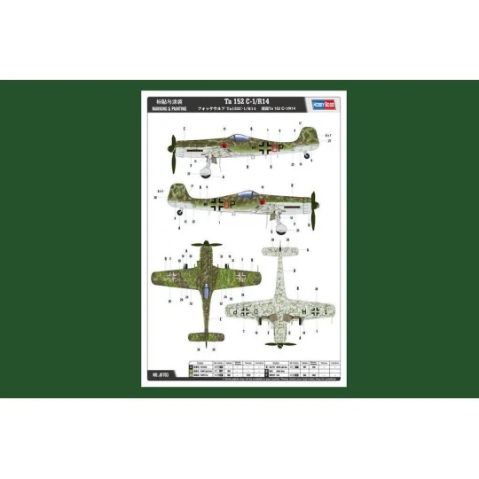 Ta 152 C-1/R14, 1/48 - Hobby Boss 81703