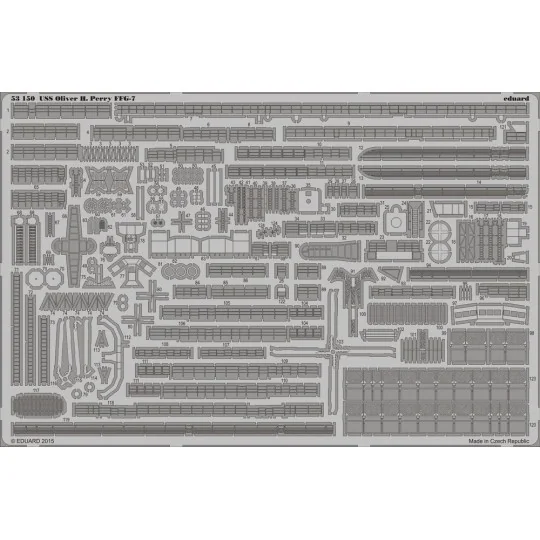 USS Oliver H.Perry FFG-7 for Academy, 1/350 - Eduard Accessories 53150 USS Oliver H.Perry FFG-7 for Academy, 1/350 - Eduard Accessories 53150