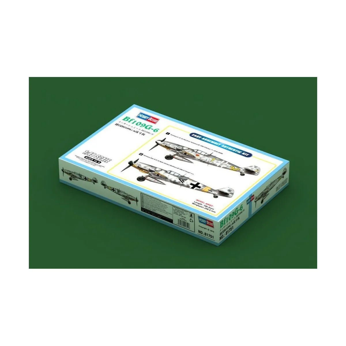 Bf109G-6, 1/48 - Hobby Boss 81751