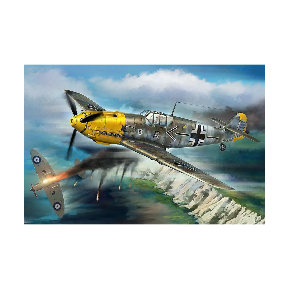 Messerschmitt Bf109E, Sept, 1940, 1/18 - Hobby Boss 81809