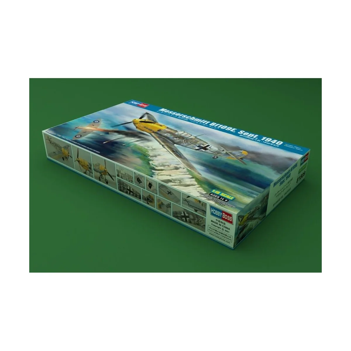 Messerschmitt Bf109E, Sept, 1940, 1/18 - Hobby Boss 81809