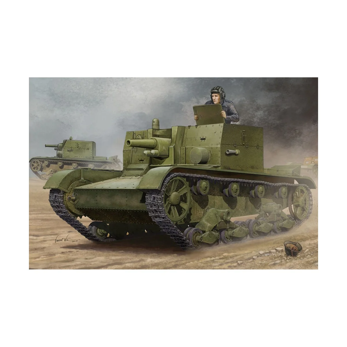 Soviet AT-1 Self-Propelled Gun, 1/35 - Hobby Boss 82499