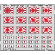 IJN ensign flags large STEEL, 1/350 - Eduard Accessories 53208 IJN ensign flags large STEEL, 1/350 - Eduard Accessories 53208