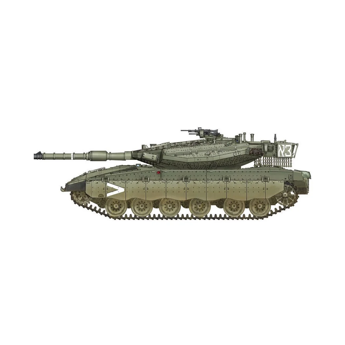IDF Merkava Mk.IIID, 1/72 - Hobby Boss 82916