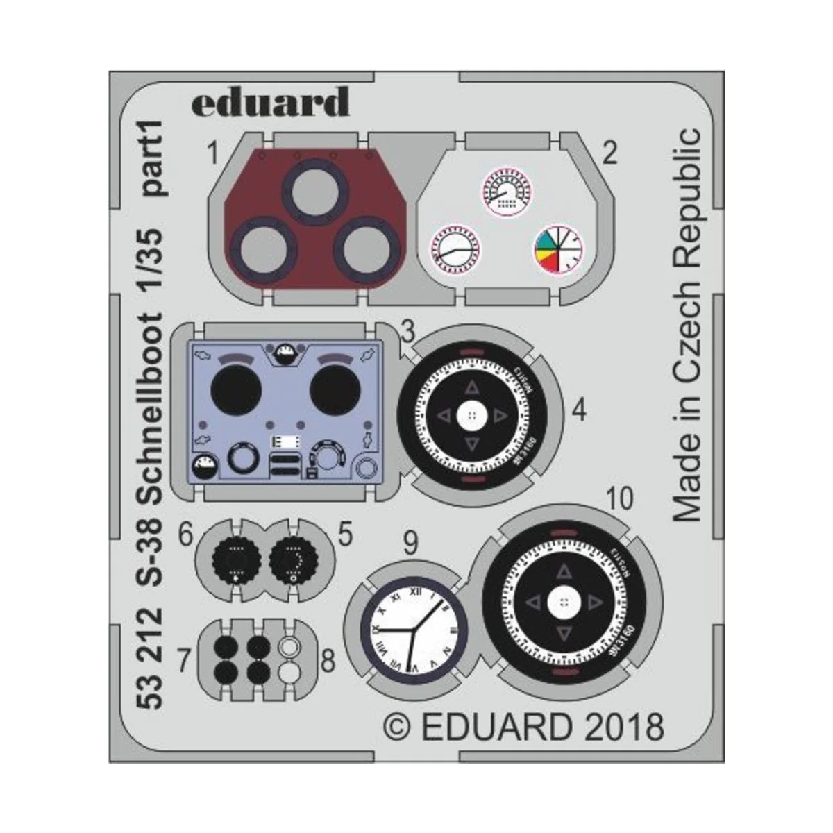 S-38 Schnellboot for Italeri, 1/35 - Eduard Accessories 53212 S-38 Schnellboot for Italeri, 1/35 - Eduard Accessories 53212