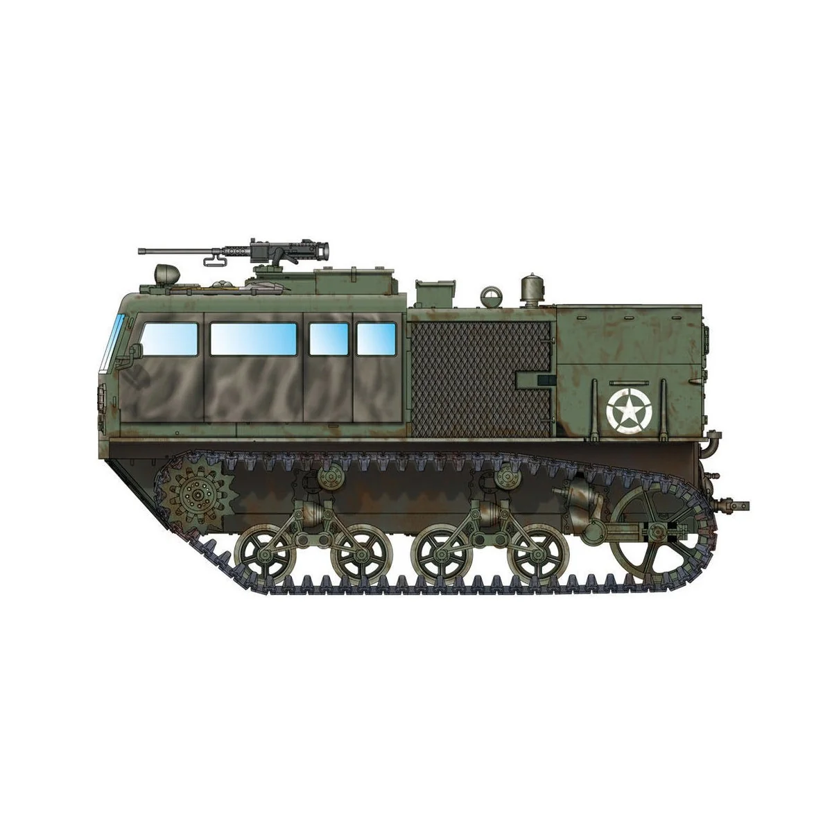 M4 High Speed Tractor (3-in./90mm), 1/72 - Hobby Boss 82920