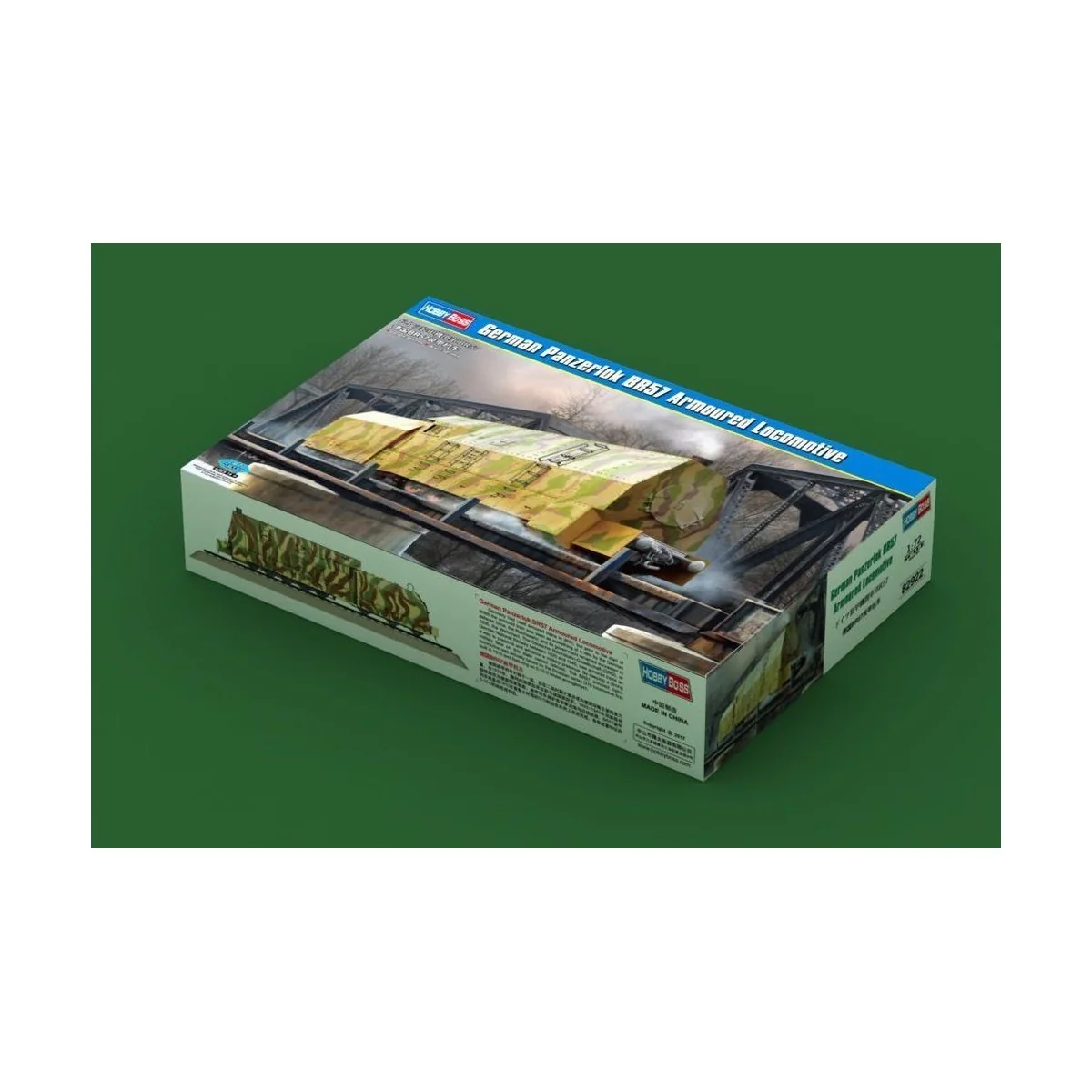 German Panzerlok BR57 Armoured Locomotiv, 1/72 - Hobby Boss 82922