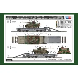 Schwere Plattformwagen Type SSyms 80&Pz.Kpfw.VI Ausf.E Sd.Kfz181 Ti... 2